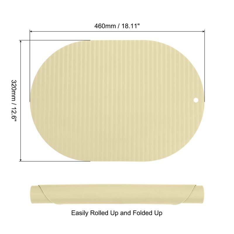 Silicone Dish Drying Mat, 1 PCS Flexible Heat-resistant Silicone Mat