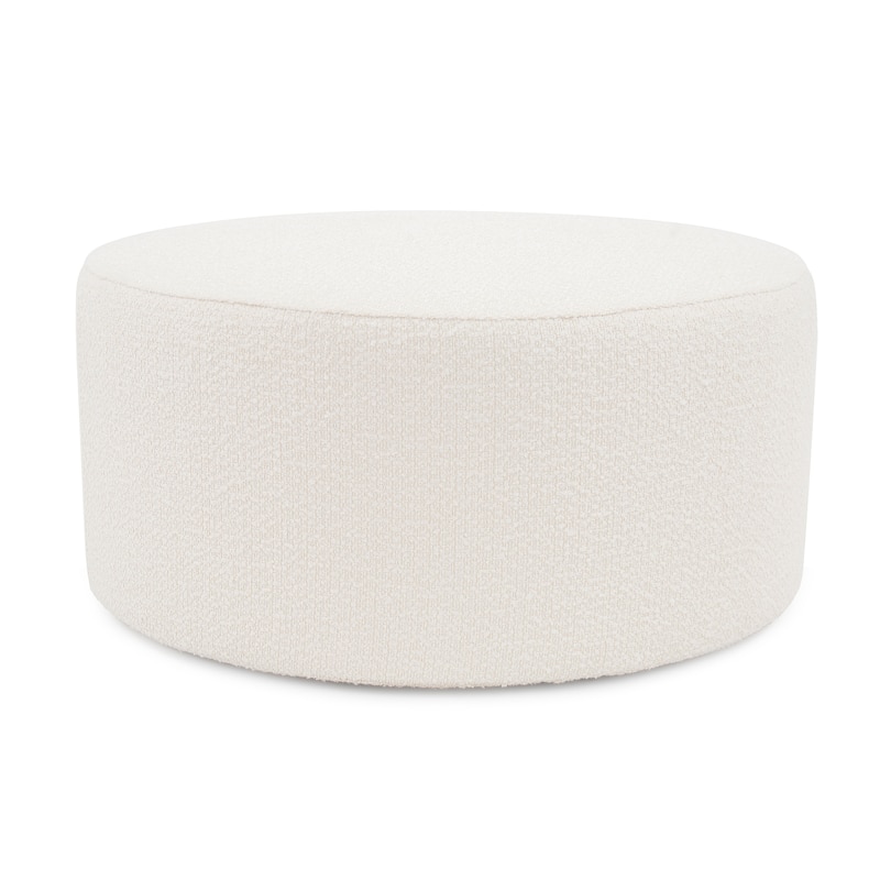 Allan Andrews Universal 36" Round Ottoman with Cover, Barbet Collection - Natural