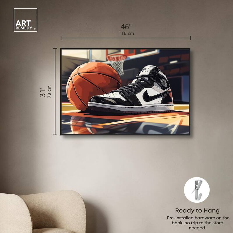 At the Court Canvas by Art Remedy