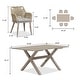 preview thumbnail 8 of 13, PURPLE LEAF PE Rattan Outdoor Dining Set with All Aluminum Frame