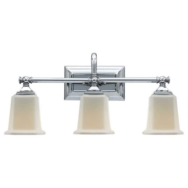 slide 2 of 2, Nicholas 3-Light Bathroom Vanity Light in Polished Chrome Polished Chrome