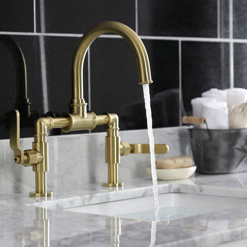 Kingston Brass Whitaker Bridge Bathroom Faucet