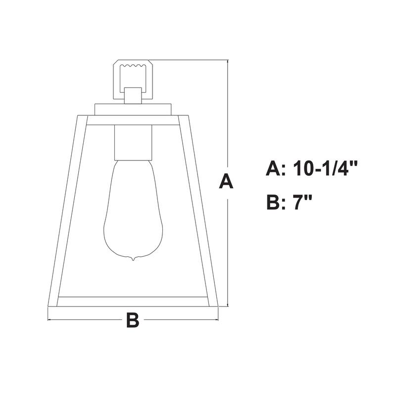 Grant Farmhouse Mini Pendant Ceiling Light Clear Glass