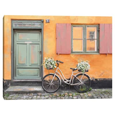 Paniers a Fleurs by Studio Arts Canvas Art Print
