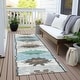 preview thumbnail 78 of 84, Machine Washable Indoor/Outdoor Tribal Global Chantille Rug