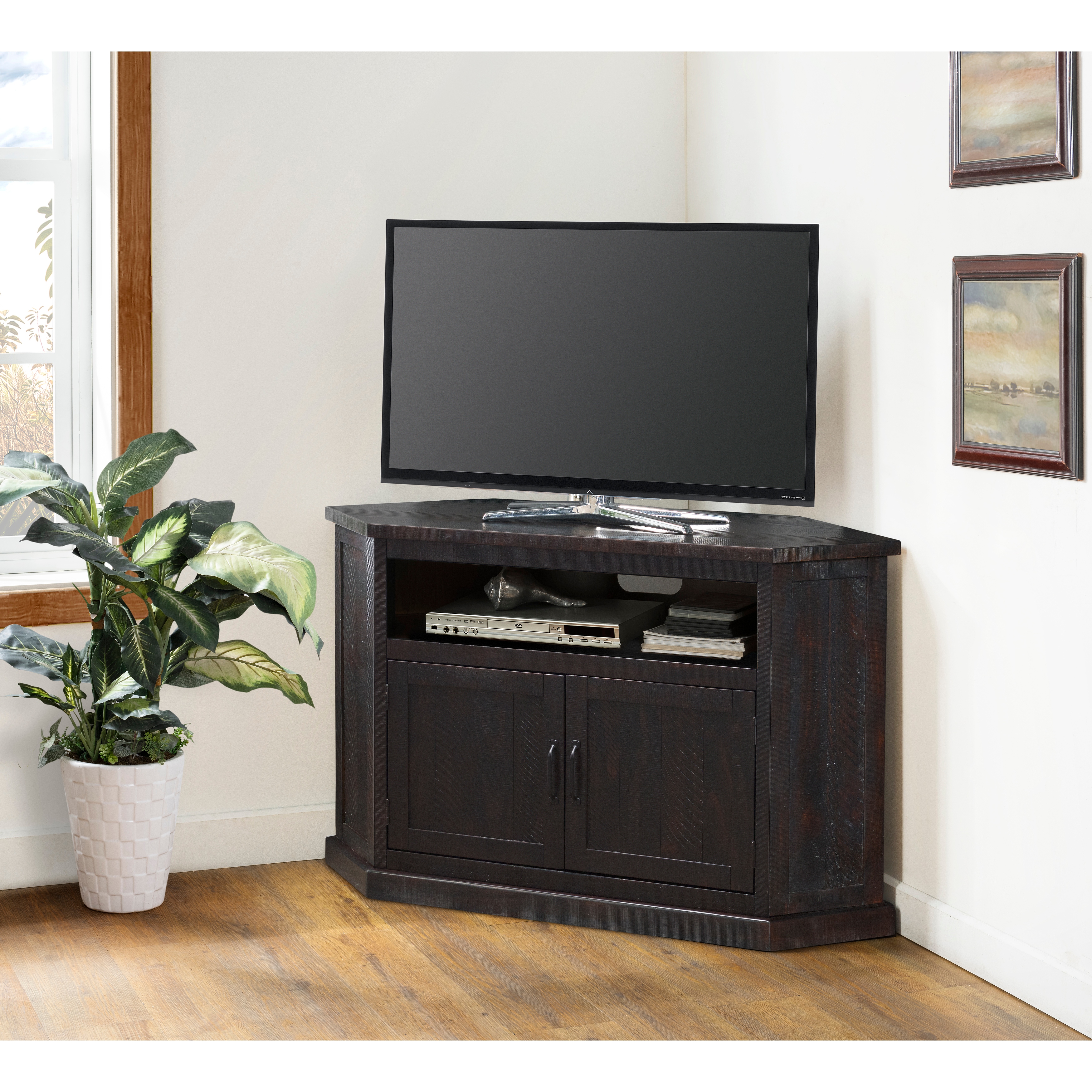 Corner tv stand for clearance 50 inch tv