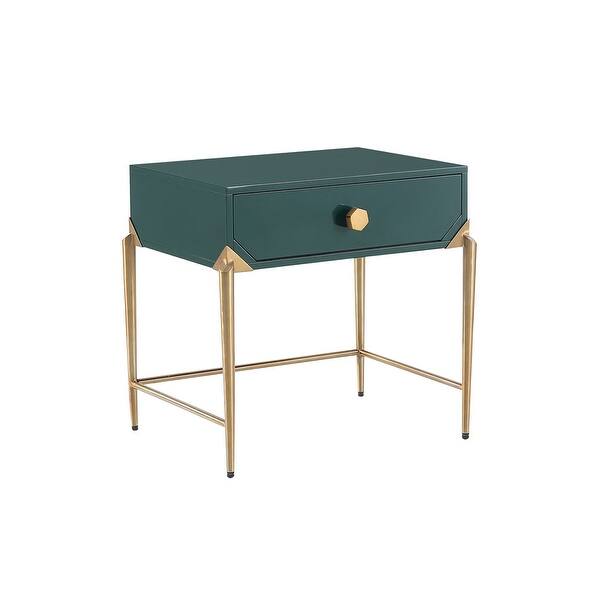 Bajo Green Lacquer Side Table Overstock 30135860