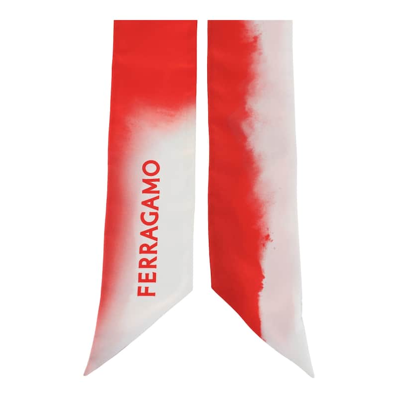 Ferragamo Tie-Dye Silk Bandeau