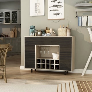 Furniture of America Pike Oak 47-inch Multi-storage Buffet