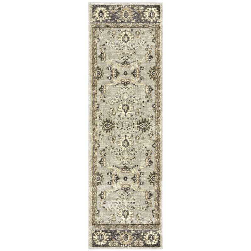 Vista Home Freya Vintage Borders Area Rug - 2'3" x 7'6"