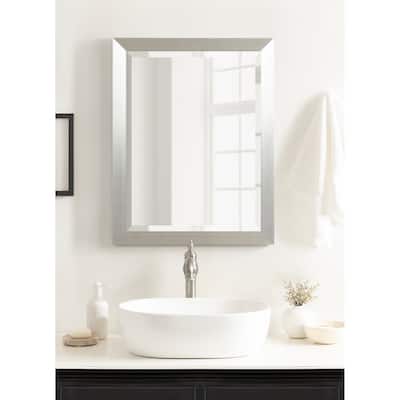 Kate and Laurel Cressna Rectangle Bathroom Wall Mirror