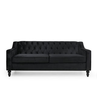 Knouff Tufted Velvet 3-seater Sofa by Christopher Knight Home