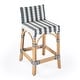 preview thumbnail 57 of 63, Serienna 24.5"H Seat Rattan Low Back Counter Stool