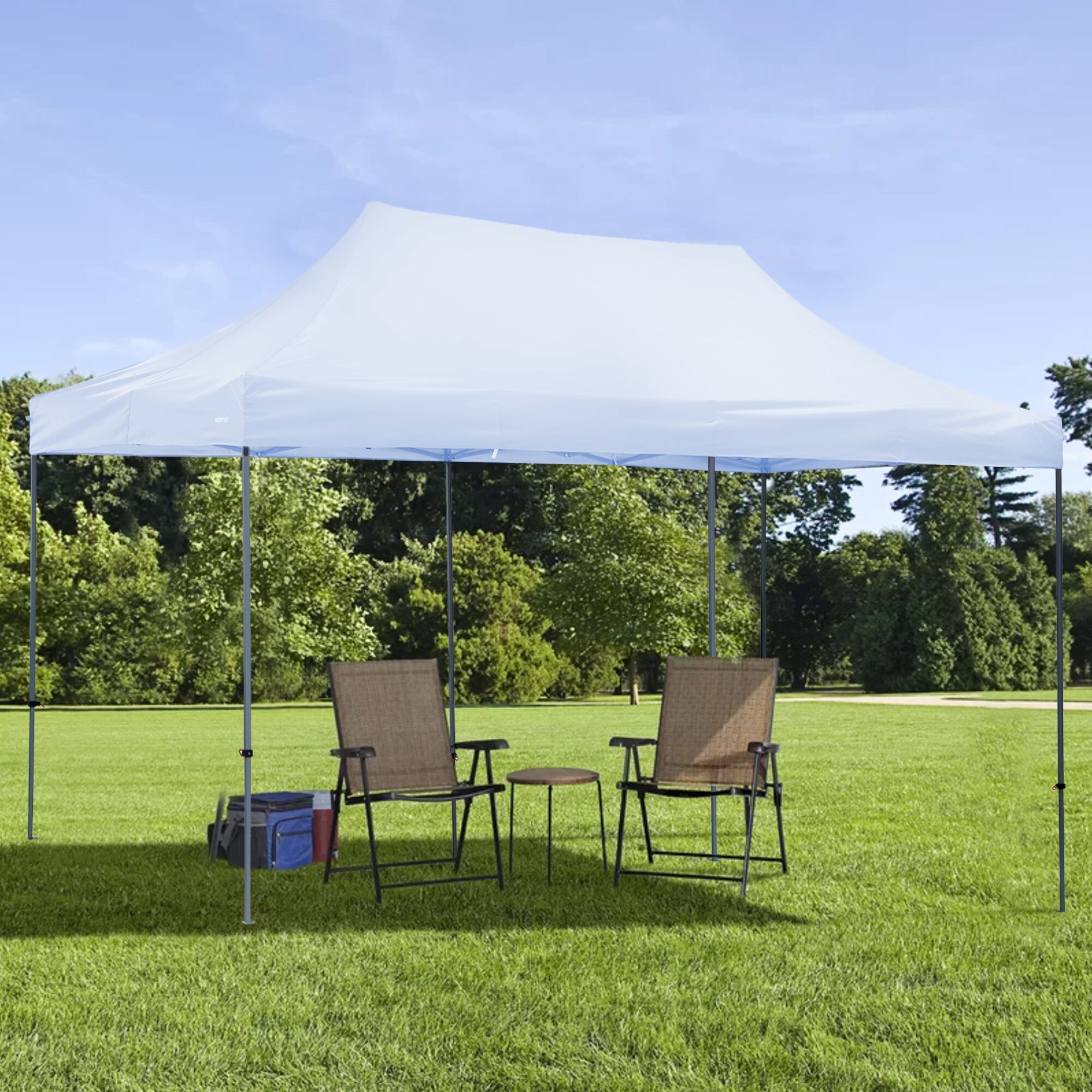 Ainfox 10' x 10' Pop up Canopy Tent, Folding Instant Outdoor Gazebo(Pink)