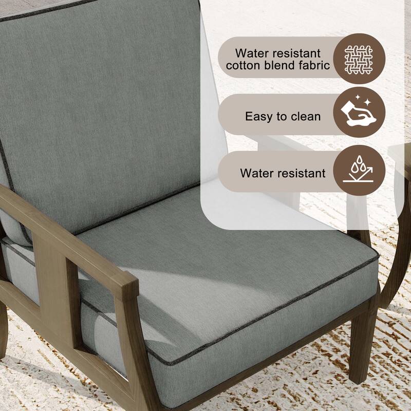 Patio Conversation Sets with Side Table(Set of 6)