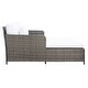 preview thumbnail 33 of 59, SAFAVIEH Outdoor Cadeo Wicker Daybed with Pillows and Cushions