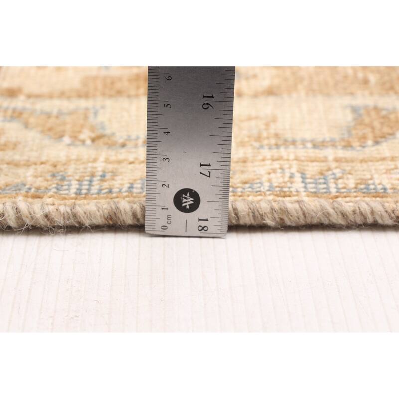 ECARPETGALLERY Hand-knotted Antalya Vintage Beige Wool Rug - 7'10 x 8'9