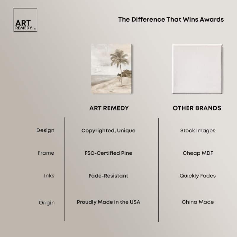 Vastness of the Sea II Canvas by Art Remedy, Gallery Wrapped