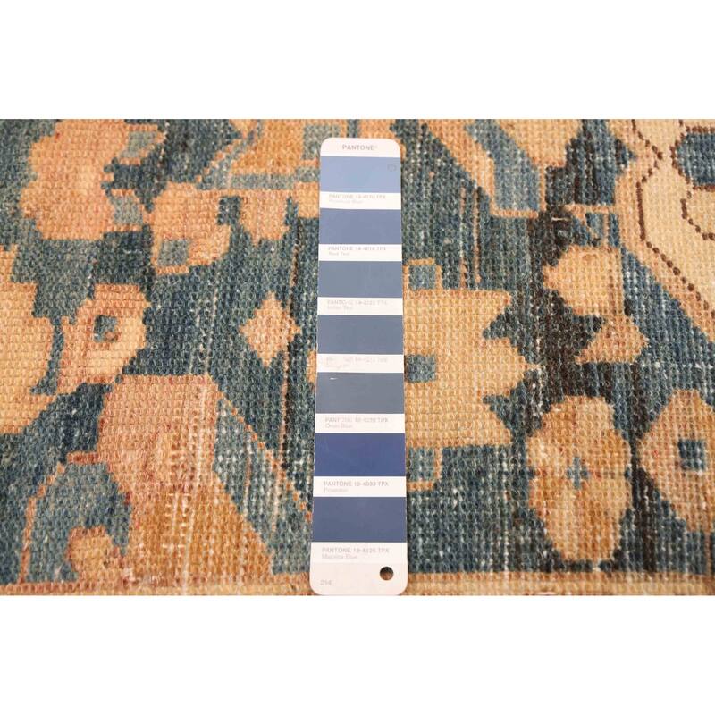 ECARPETGALLERY Hand-knotted Antalya Vintage Dark Blue Wool Rug - 6'1 x 9'10