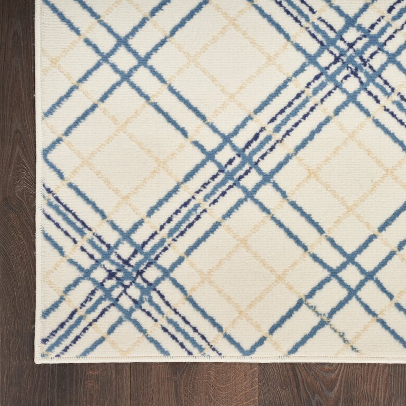Nourison Jubilant Indoor Plaid Area Rug