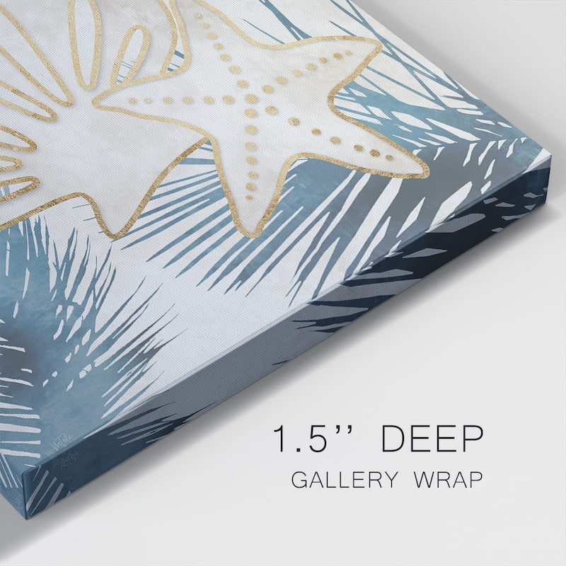 Shells and Palms I-Gallery Wrapped Canvas