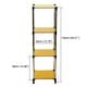 preview thumbnail 5 of 4, 4-Tier Heavy Duty Stainless steel Storage Shelving Unit, 100lbs/shelf