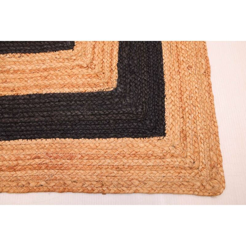 ECARPETGALLERY Flat-Weave Palas Denizli Tan Jute Rug - 4'8 x 6'8