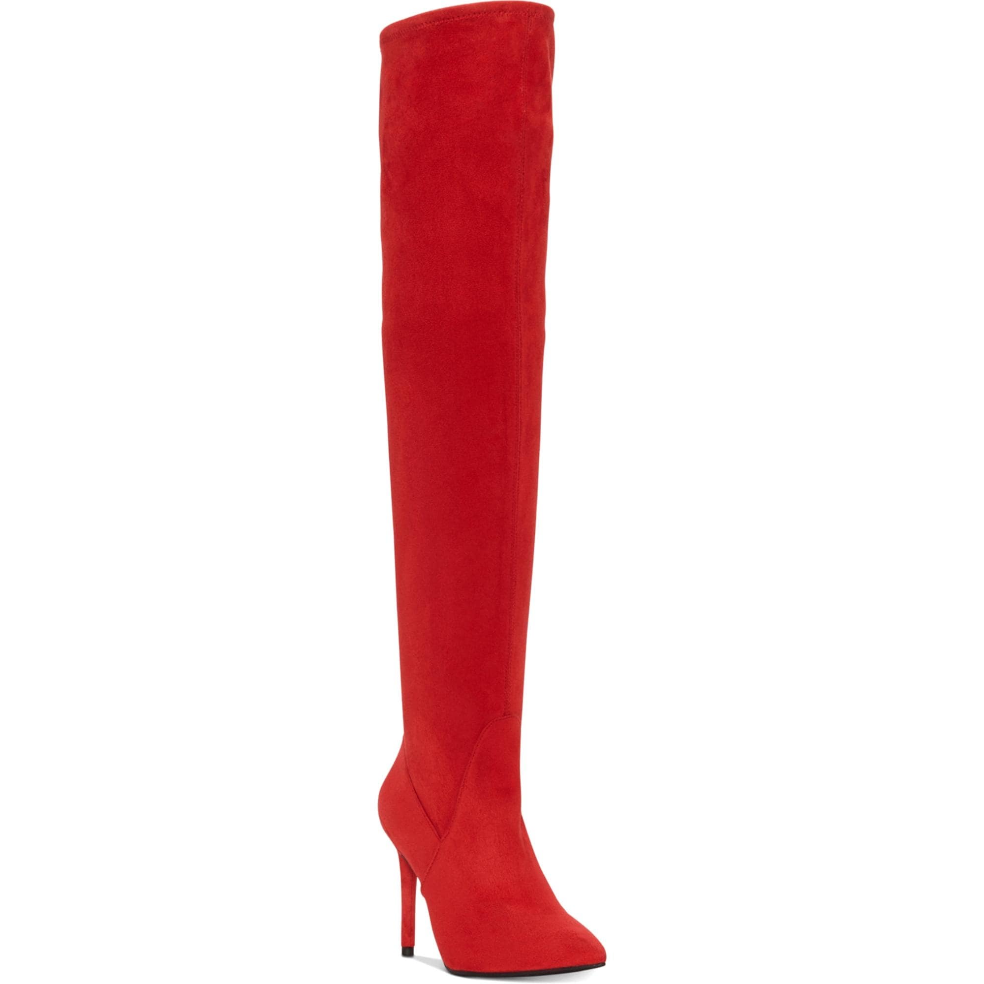 jessica simpson red thigh high boots