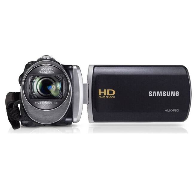 Samsung F90 HD Camcorder Black (5MP) with 2.7 inch LCD Screen/HD Video