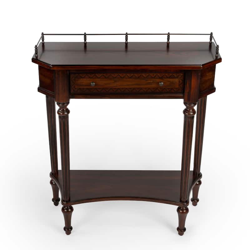 Handmade Butler Charleston Cherry-finished Brown Wood/Veneer Plantation Console Table (China)