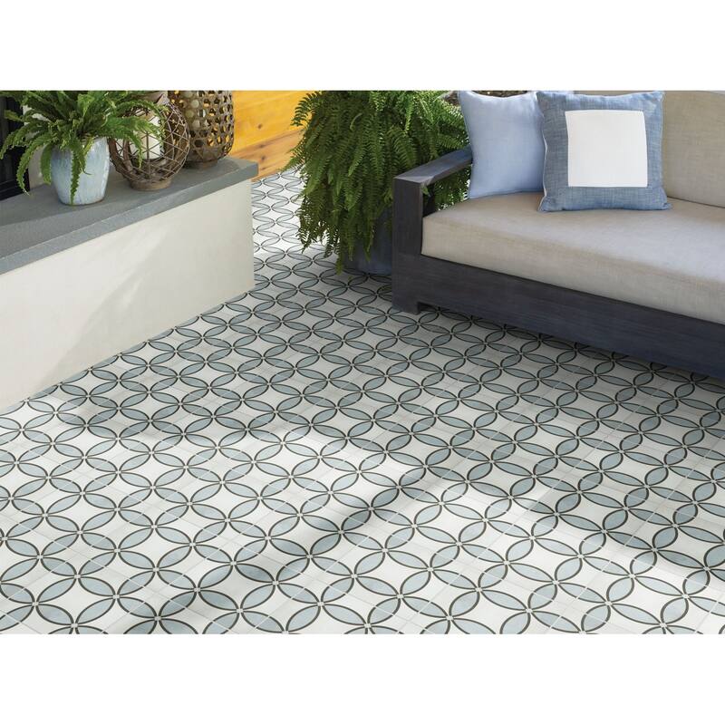 Shaw Revival Isabella - 8" Square Floor and Wall Tile - Matte Visual -