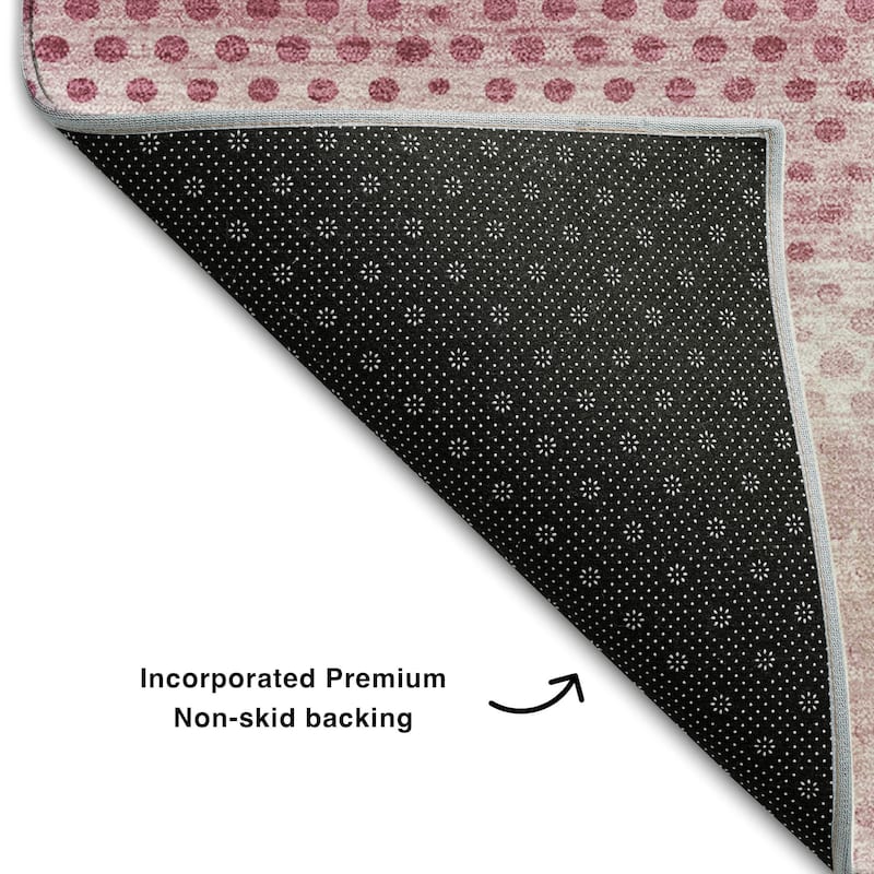 Premium Washable Super Soft Modern Diamonds Mayfield Rug
