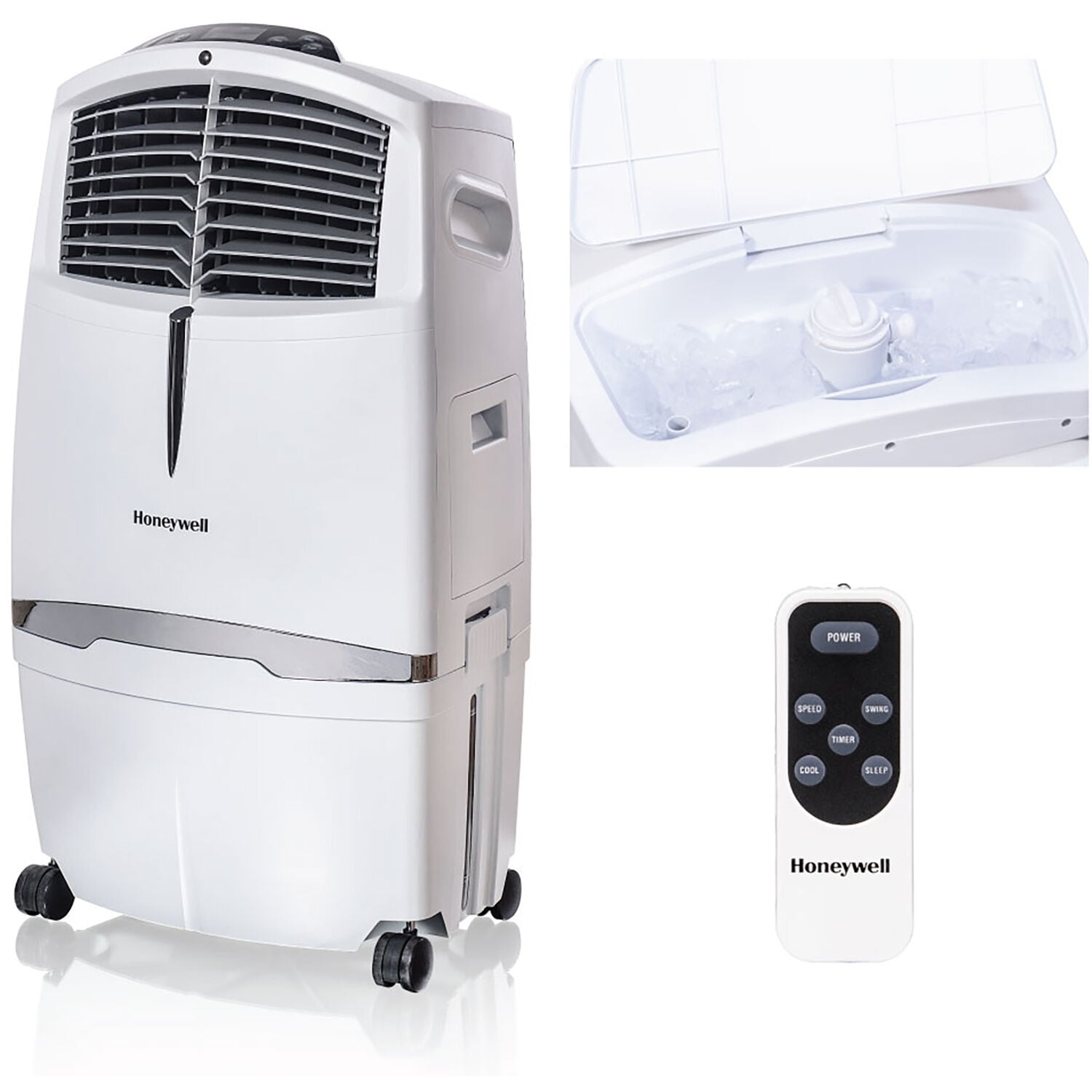 Honeywell 525 cfm indoor outdoor portable evaporative cooler new arrivals