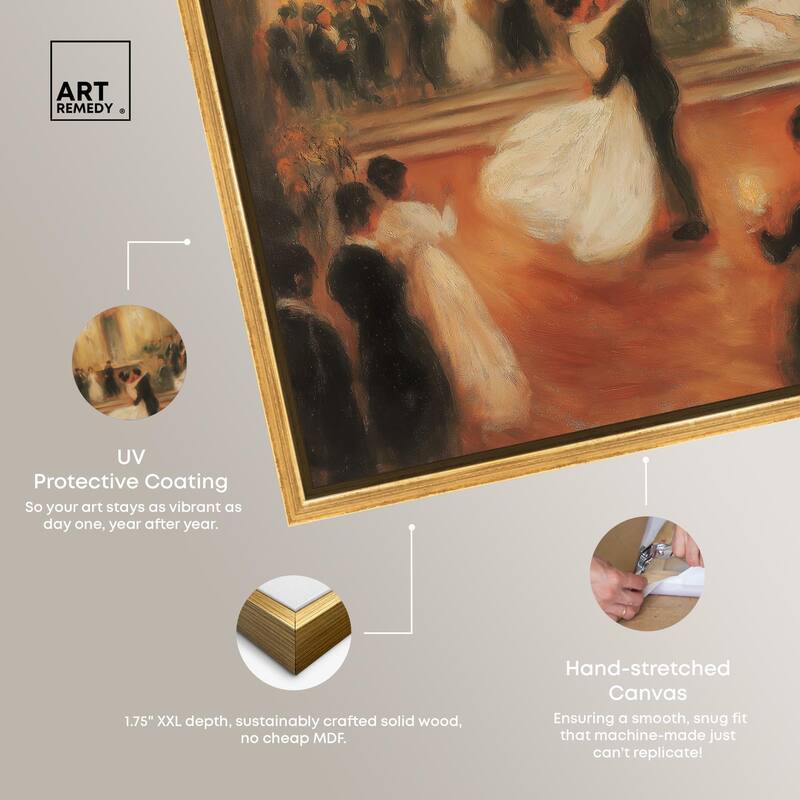 Ballroom Dance Canvas by Art Remedy