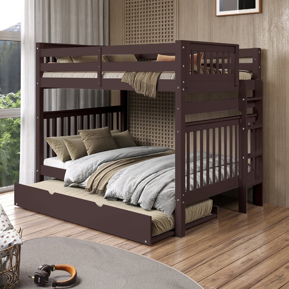 Taylor & Olive Trillium Full over Full Bunk Bed, Twin Trundle