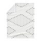 preview thumbnail 1 of 4, Sweet Jojo Designs Black and White Boho Stitch Unisex Baby Receiving Security Swaddle Blanket Farmhouse Bohemian Southwestern