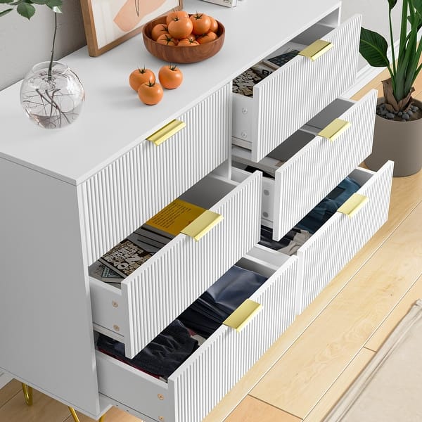Elegance Modern Design Chest Dresser with Deep Drawers for Bedroom - Bed  Bath & Beyond - 42099845