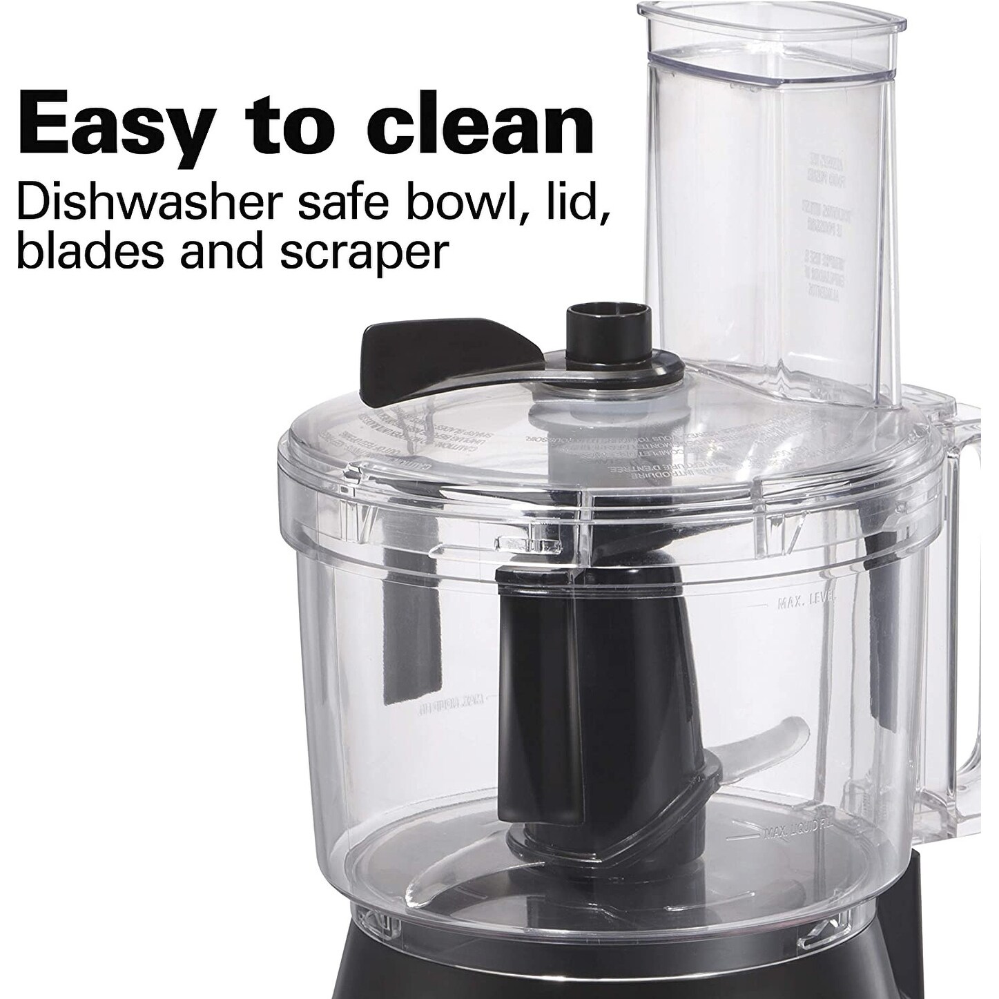 Hamilton Beach Stack & Snap Food Processor and Vegetable Chopper (Black) -  Bed Bath & Beyond - 37218552