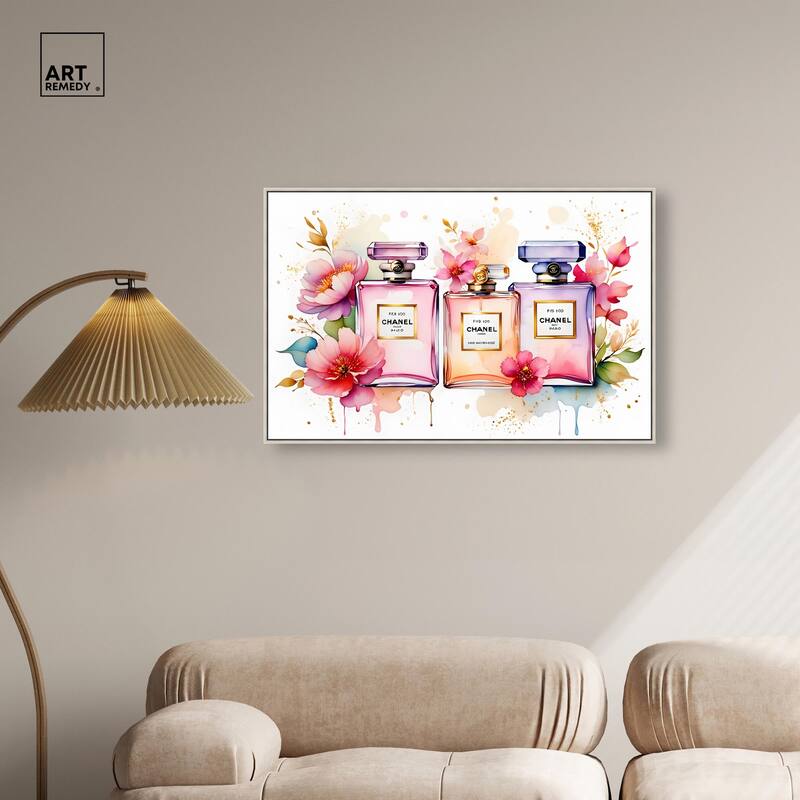 Floral Fragrance Canvas by Art Remedy