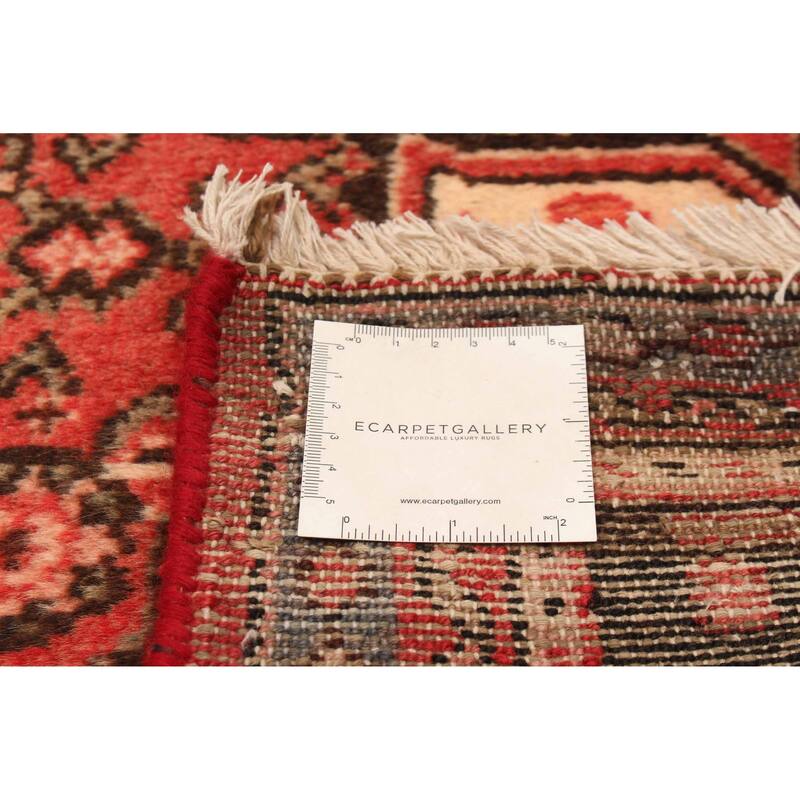 ECARPETGALLERY Hand-knotted Andelz Red Wool Rug - 4'10 x 7'2