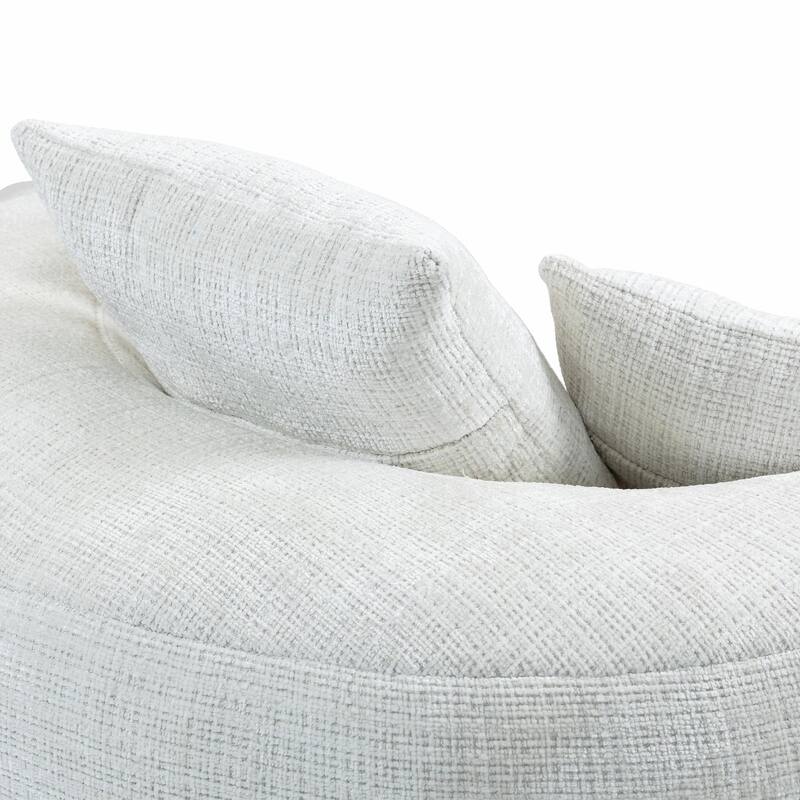 Durable Lazy Sofa Comfort Lounger, High Back Bean Bag Couch with 3 Pillows