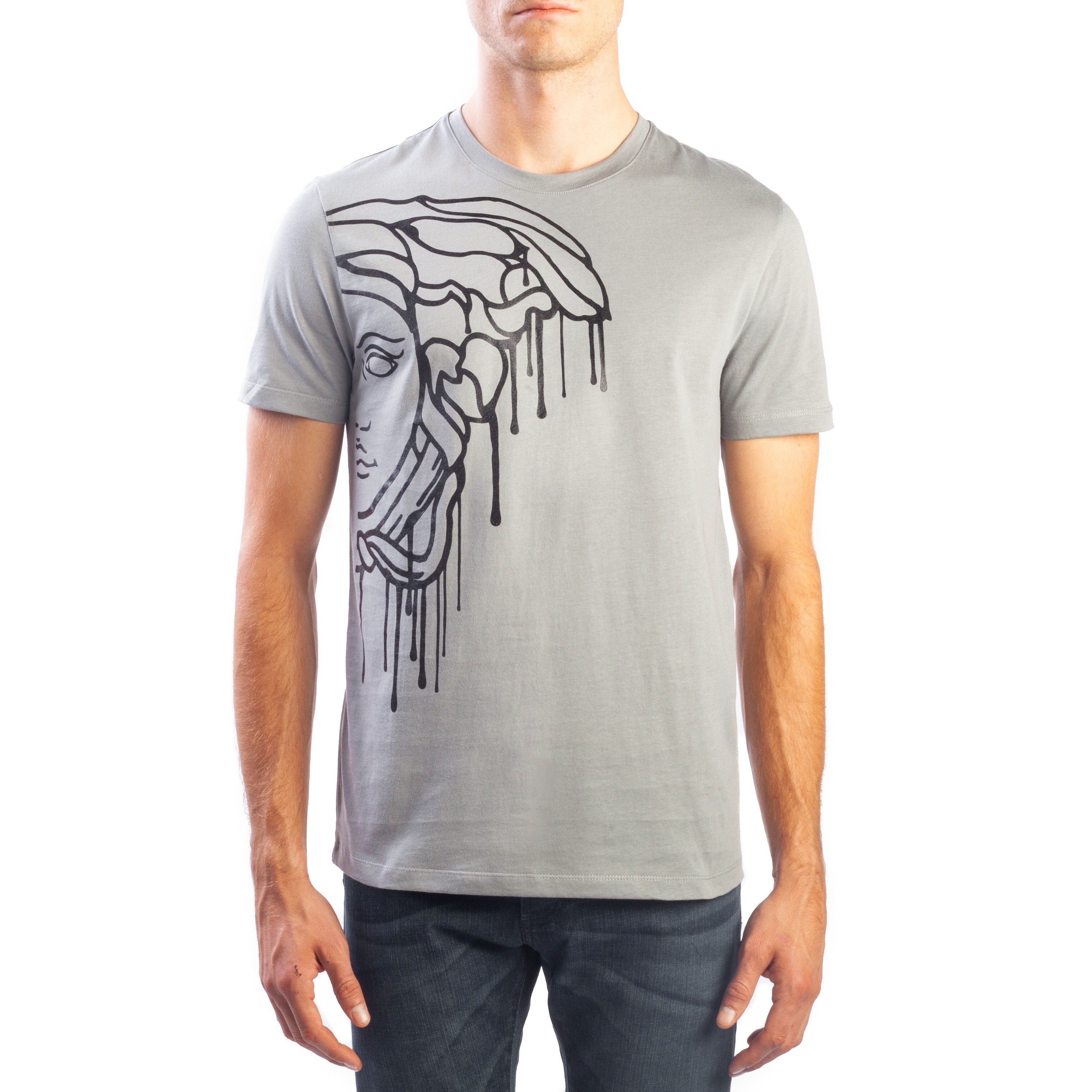 versace shirt grey