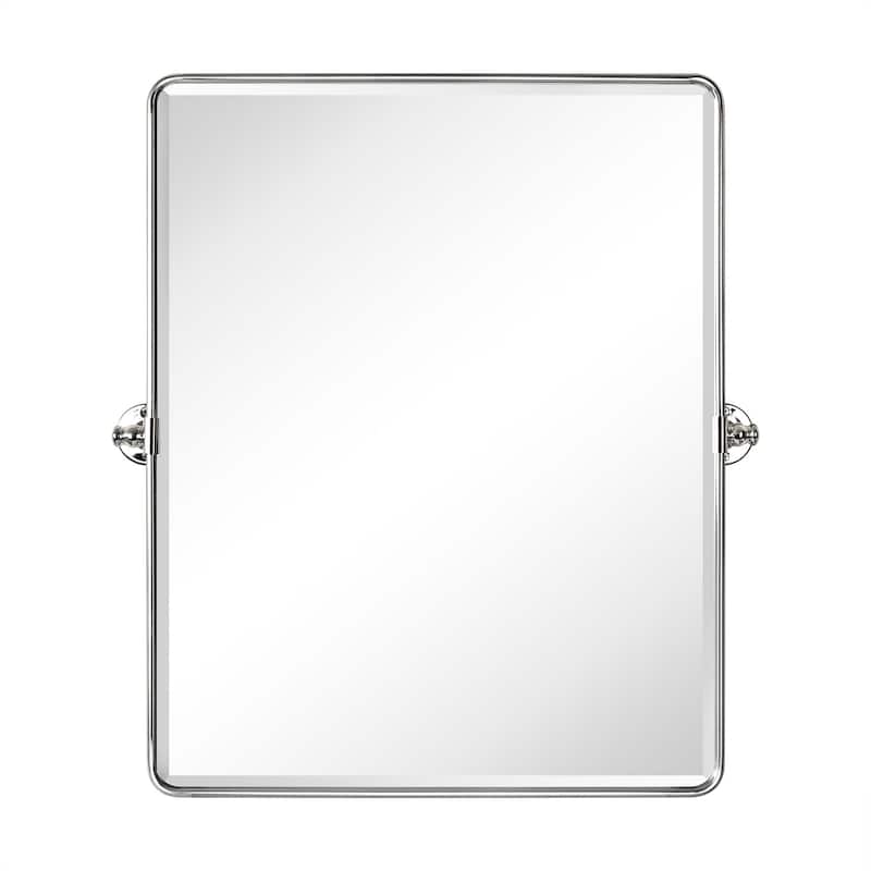 TEHOME Woodvale Rectangle Vertical Metal Wall Mirrors
