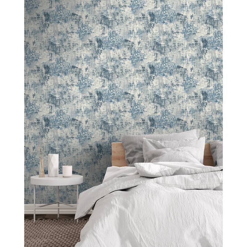 Arthouse Sergio Blue Abstract Texture Wallpaper