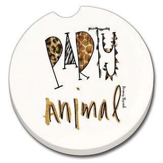 CounterArt Absorbent Stoneware Car Coaster - "Dogs Are Children" Design, Fits Most Cup Holders - View #8