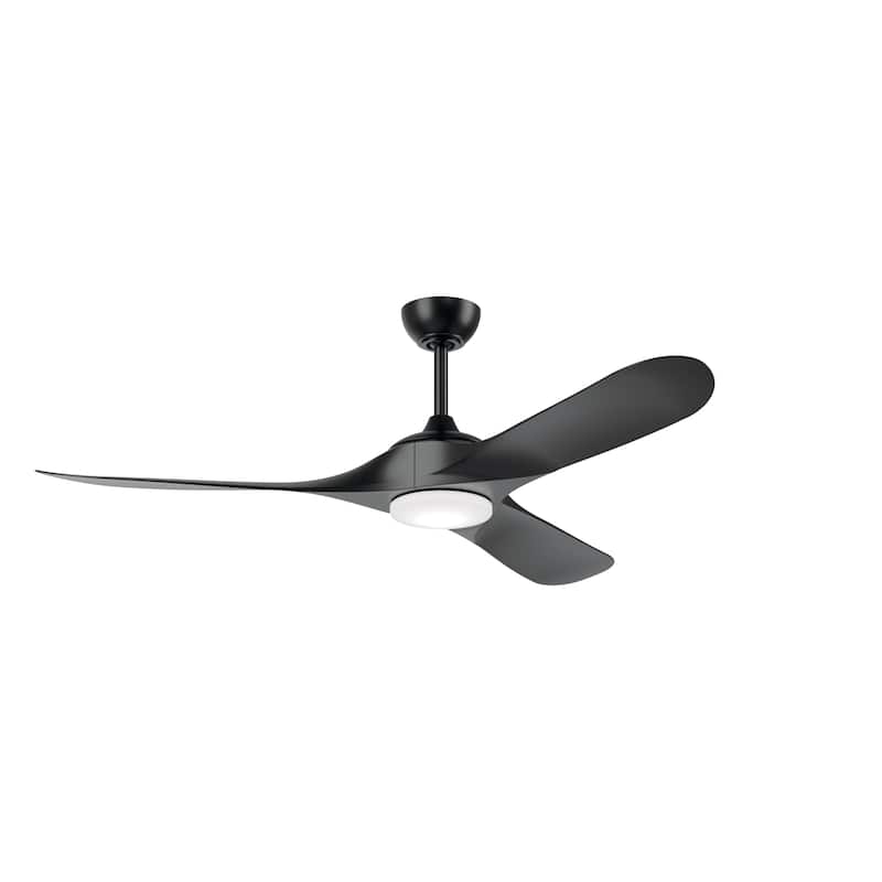 Kichler Lighting Mylo 60 Inch WeatherPlus Ceiling Fan with Satin Etch Cased Opal Glass