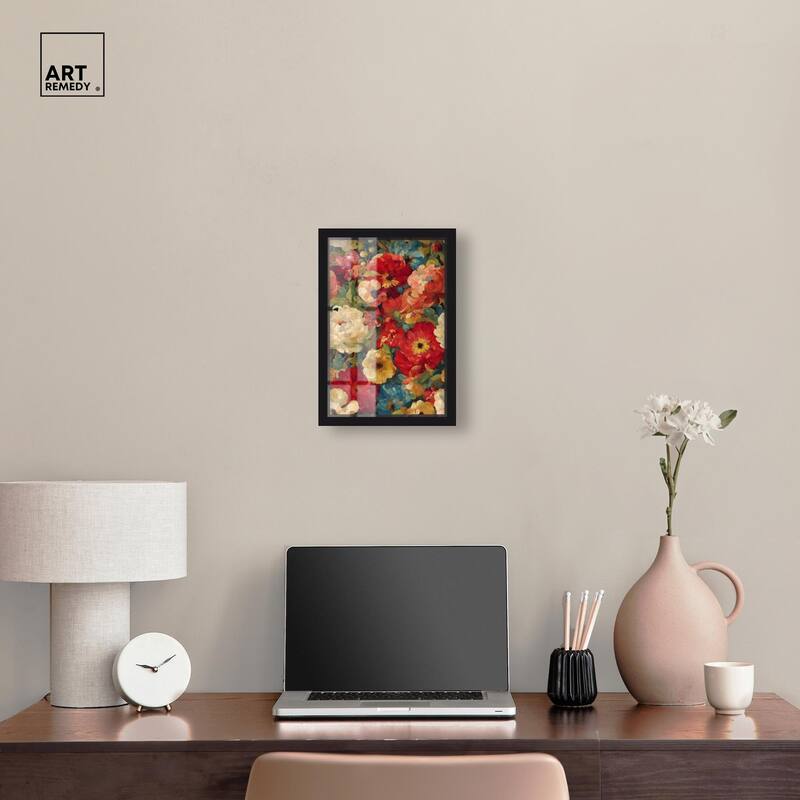 Garden Tapestries II Shadowbox by Art Remedy