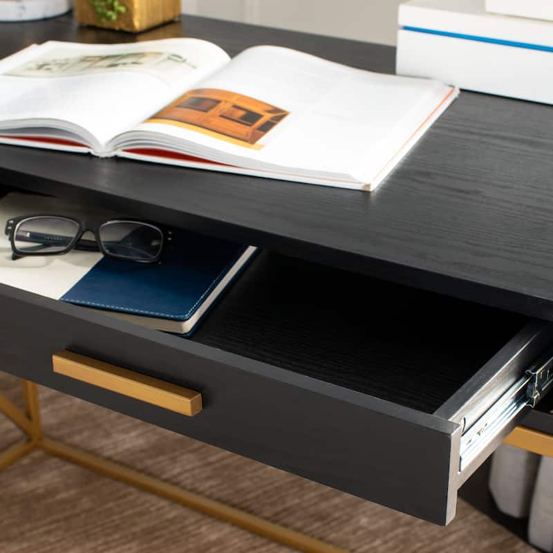 SAFAVIEH Elaine Modern Dual-tone 1-drawer Desk