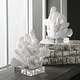 preview thumbnail 4 of 2, Uttermost Charbel White Bookends (Set of 2)