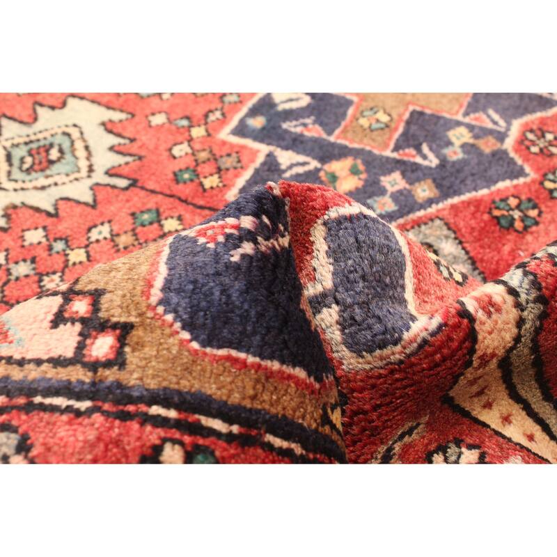 ECARPETGALLERY Hand-knotted Andelz Navy Wool Rug - 2'9 x 6'5